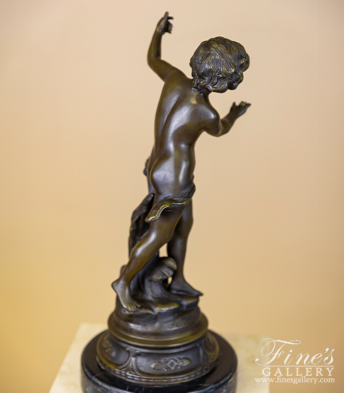 Bronze Statues  - Flowers In Hand Bronze Statue - BS-127